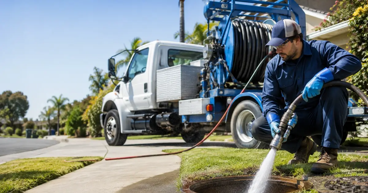 Hydro jet sewer cleaning Oceano