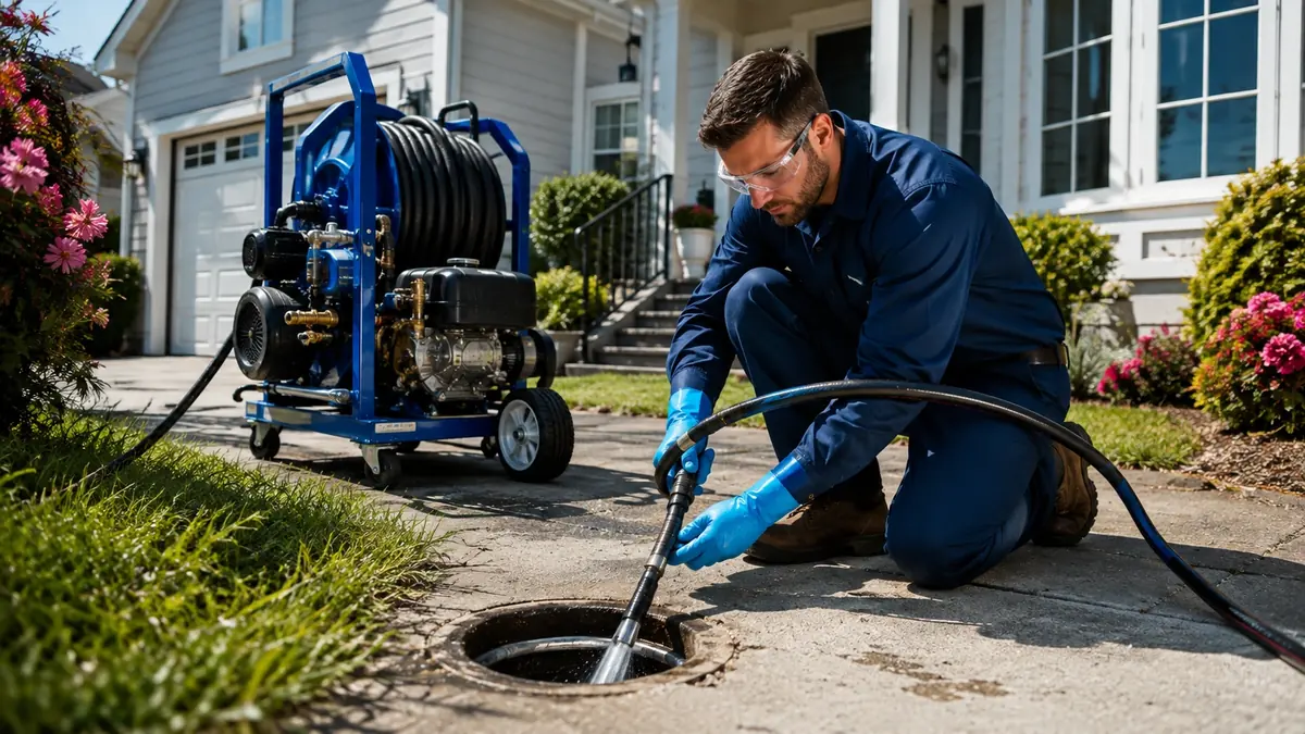 Residential Hydro Jet Drain Cleaning in Oceano